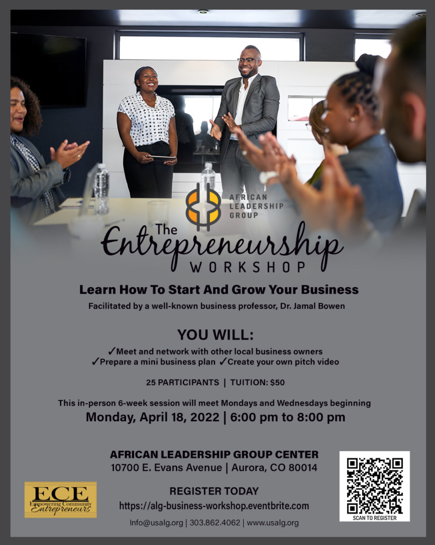 ALG Entrepreneurship Workshop no amazon
