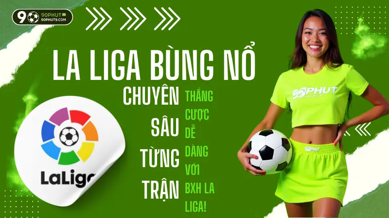 Bang xep hang La Liga moi nhat tren 90PhutTV, phan tich chuyen sau, goc nhin ca cuoc